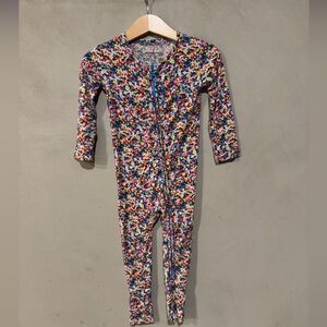 Muse Threads bamboo convertible romper 12-18 months birthday cake sprinkles